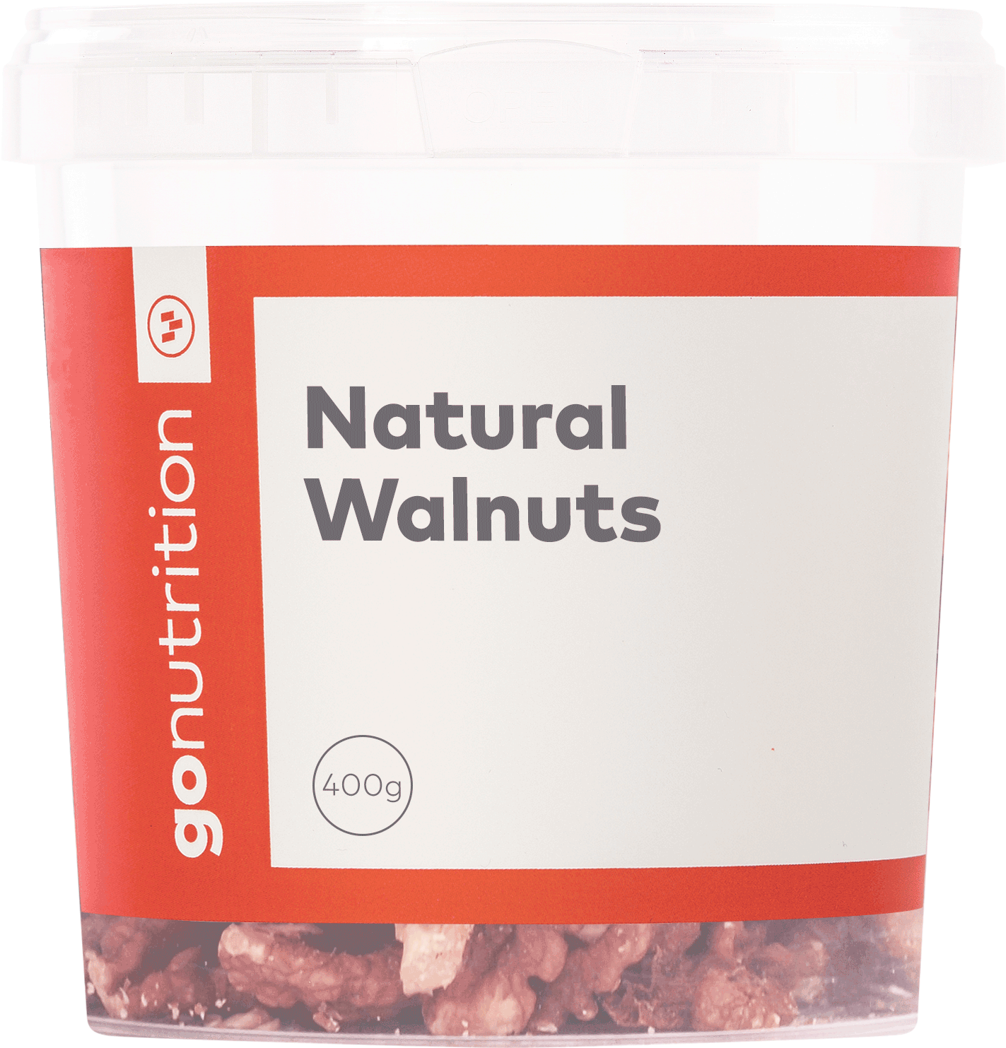 100% Walnuts, No Added Salt, Sugar Or Flavouring - Gonutrition Natural Almonds 400g - Fruits (2000x2000), Png Download