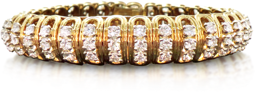 A Gold And Diamond Bracelet, By Boucheron, Circa (1000x1000), Png Download