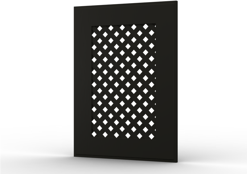 Charcoal - Deborah Rhodes 15" Open Lattice Placemat (800x600), Png Download
