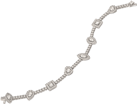 Diamond Bracelet - Bracelet (640x640), Png Download