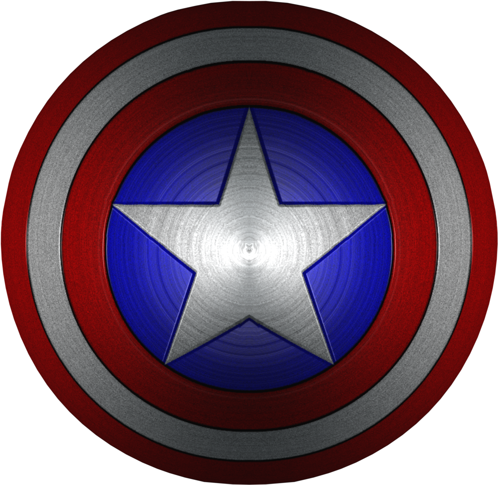 Captain America - Cropped Captain America Shield (1920x1080), Png Download