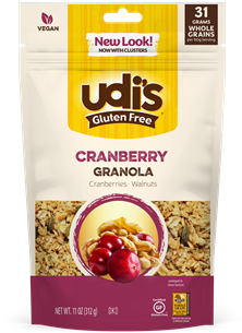 Gluten Free Cranberry Granola - Udi's Gluten Free Uncured Pepperoni Pizza 20.2 Oz. (360x360), Png Download