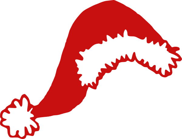 Clip Art Freeuse Download Red Hat Clip Art At Clker - Santa Hat Clipart (600x458), Png Download