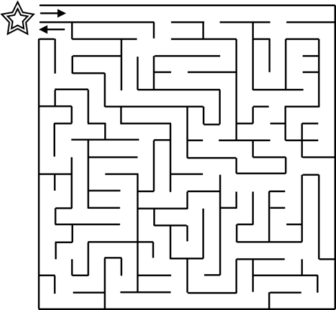 Maze Type Standard - Facts About Mazes Games (487x450), Png Download