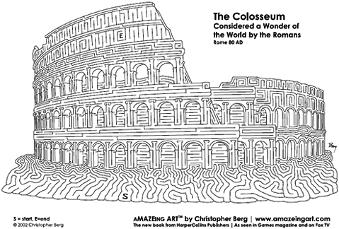 The Colosseum - Watercolor Painting (480x330), Png Download
