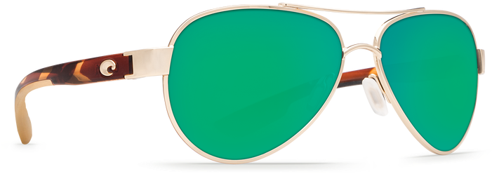 Costa Loreto Womens Sunglasses - Costa Del Mar Loreto Rose Gold Square Sunglasses Blue (700x350), Png Download