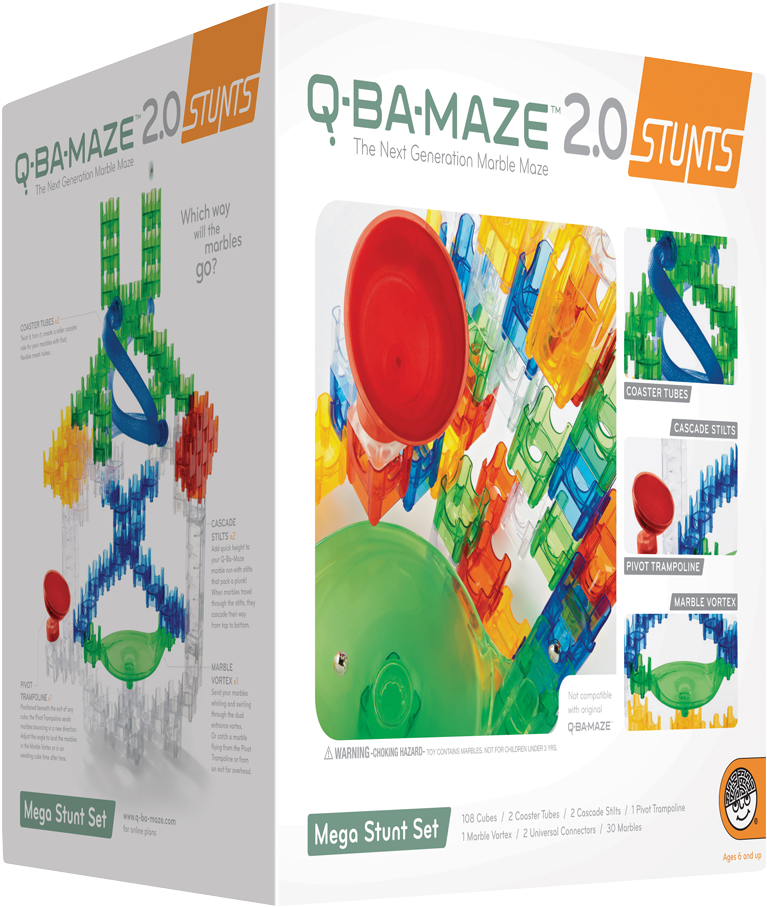 Mindware Q Ba Maze - Mindware Q - Ba - Maze 2.0 Mega Stunt Set (874x1000), Png Download
