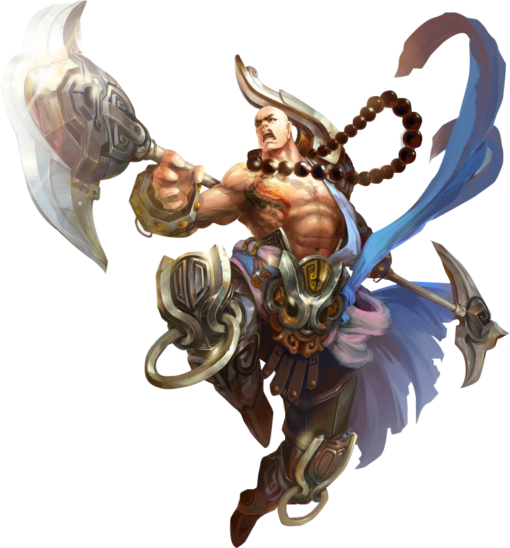 Monk - Weapons Of War Monk (776x800), Png Download
