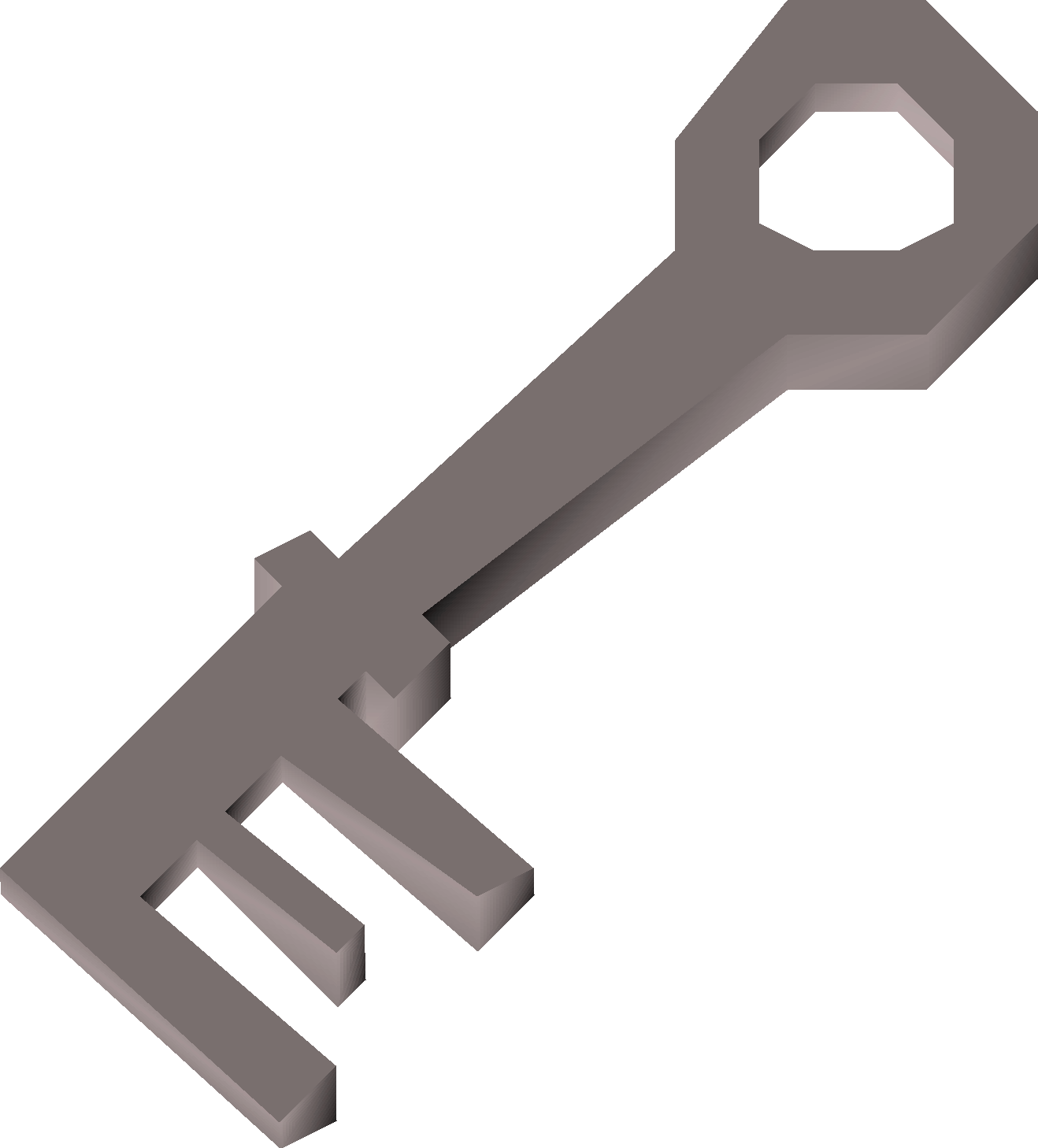 Maze Key Detail - Key Key (1318x1458), Png Download