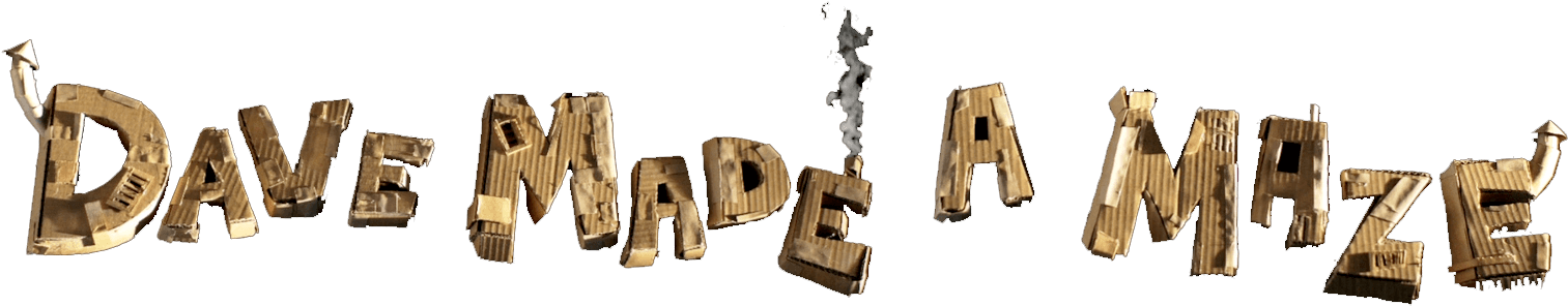 Dave Made A Maze Logo (1532x312), Png Download