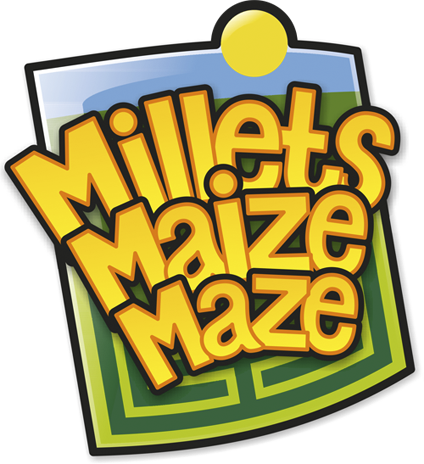 Maize Maze Logo - Corn Maze (424x464), Png Download