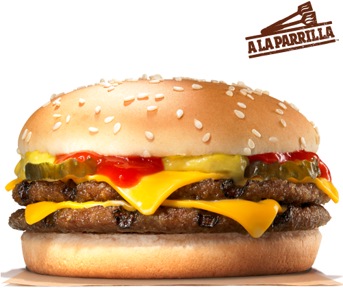 Hamburguesa Doble Con Queso - 360 Grams Burger (500x540), Png Download