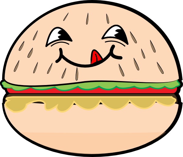 Hamburguesa Clipart Png For Web (600x515), Png Download