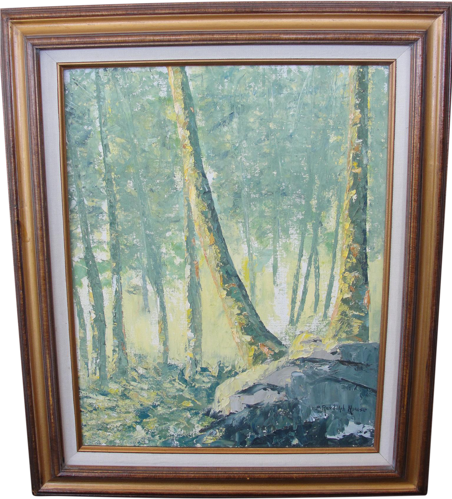 Impressionist Oil On Board Painting By M - Painting (1707x1884), Png Download