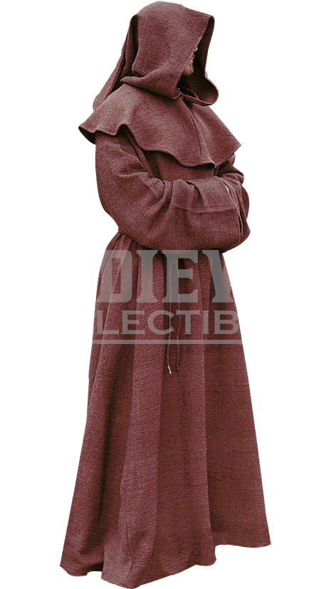 Ans Inc. Medieval Monks Robe & Hood Set - Larp (850x850), Png Download