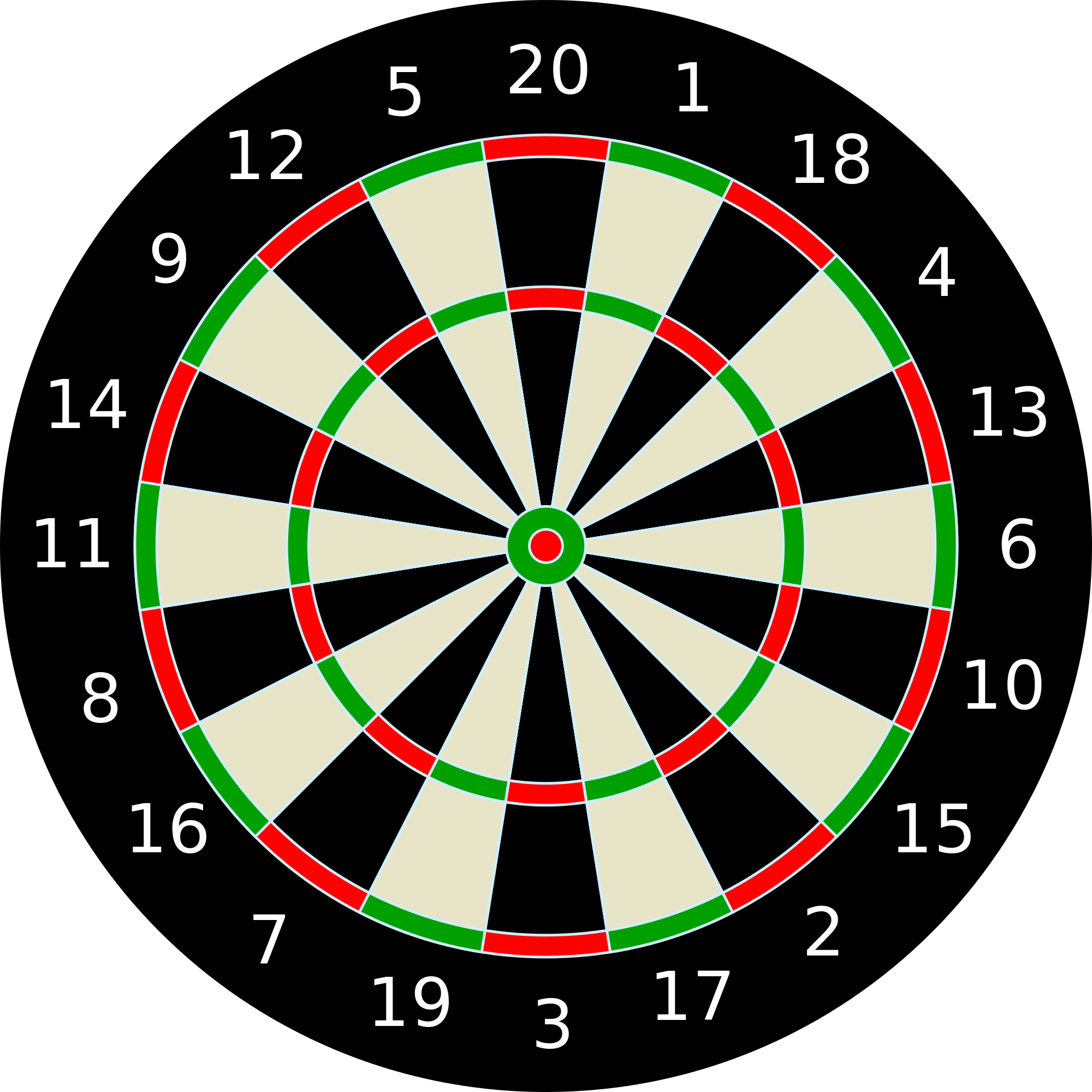 New Svg Image - Dart Board Svg (2000x2000), Png Download