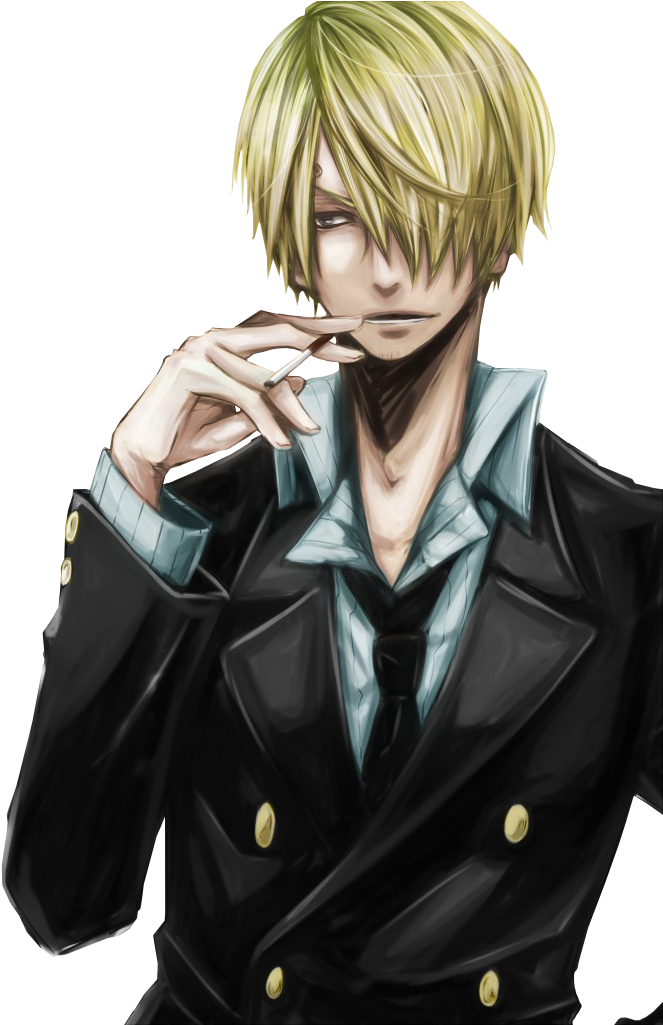 Sanji - One Piece Sanji Art (768x1024), Png Download