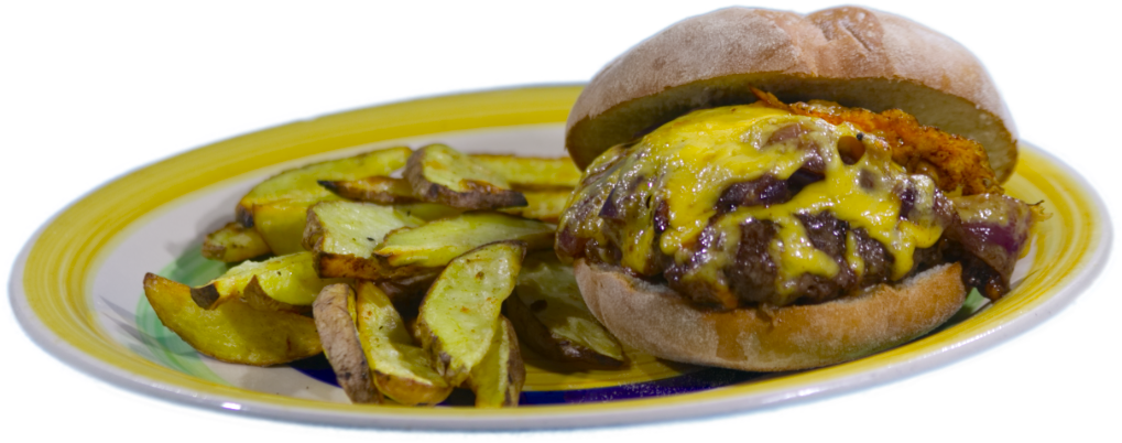 New York City Burger - Hamburger (1024x422), Png Download