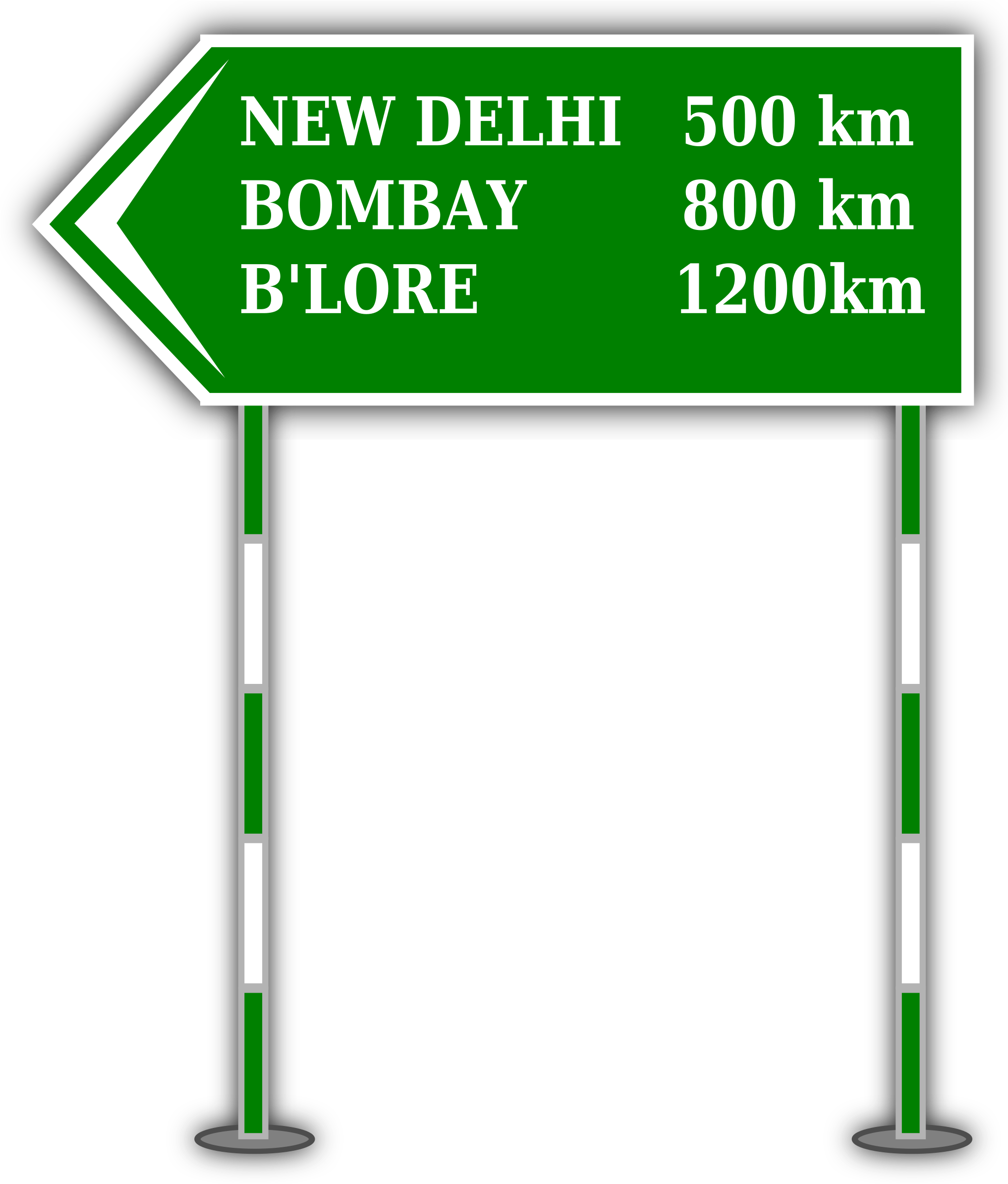 Big Image - Direction Sign Board (2062x2400), Png Download
