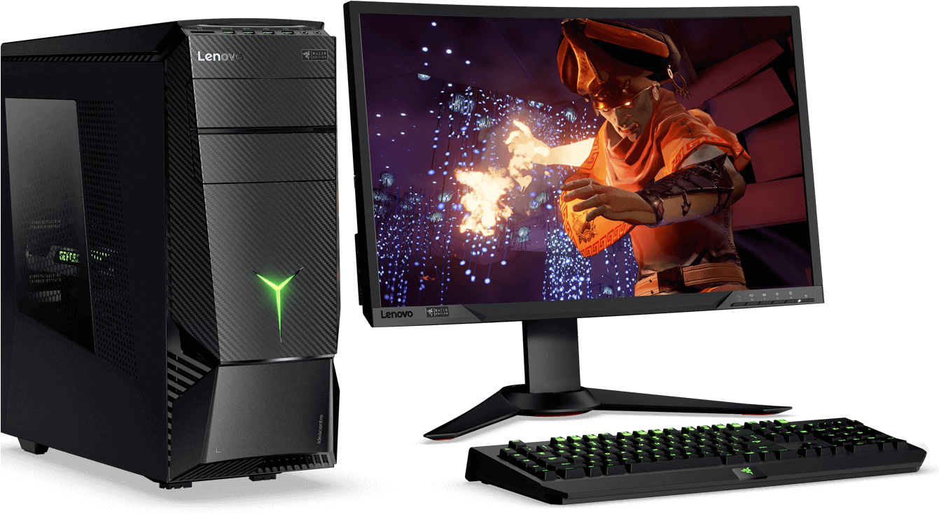 Gaming Desktop Png - Lenovo Ideacentre Y900 Re-34isz Signature Edition Gaming (1340x890), Png Download