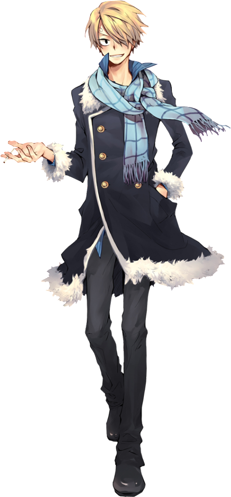 Sanji Photo Sanji-1 - Sanji Full Body Fanart (474x1022), Png Download