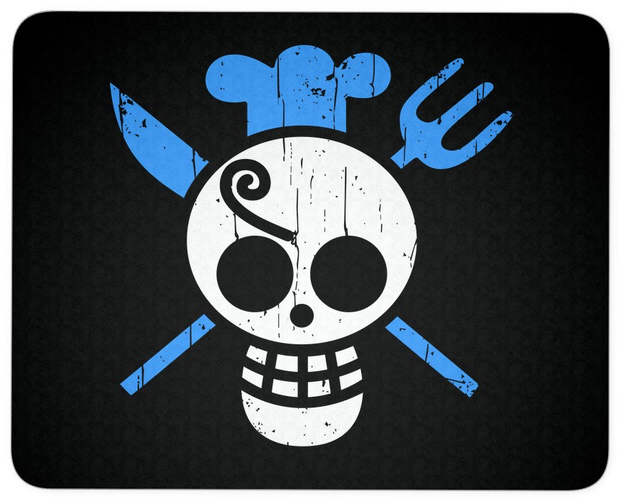 One Piece - Sanji Symbol - Mouse Pad - Tl00900mp - One Piece (1024x1024), Png Download