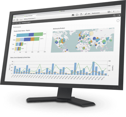 Qlik Sense Desktop (413x386), Png Download