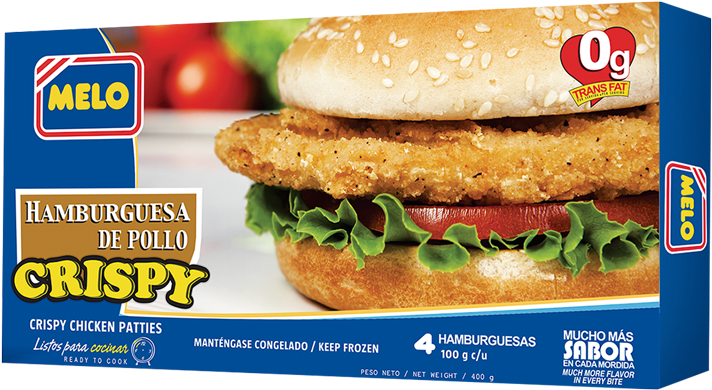 Hamburguesa De Pollo Xtra Crispy - Bun (800x800), Png Download