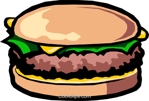 Hamburguesa De Queso Libres De Derechos Ilustraciones - Hamburger (480x326), Png Download