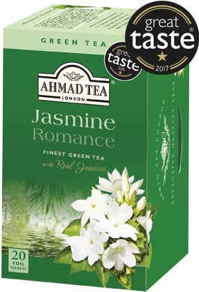 20 Foil Teabags - Ahmad Tea Jasmine Green Tea (314x452), Png Download