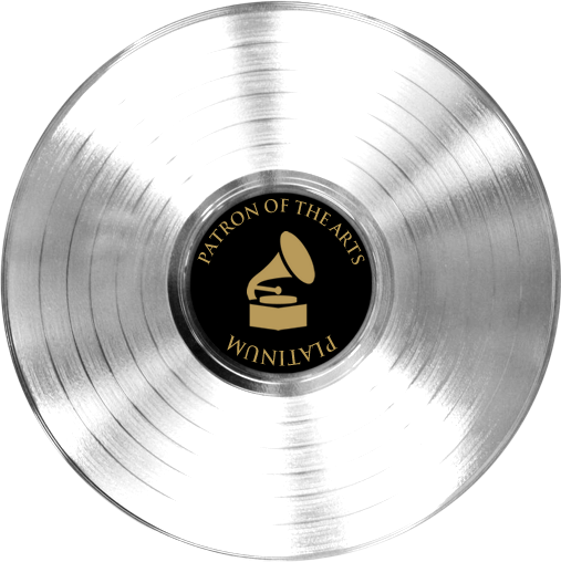 Patron - Silver Record Transparent (507x508), Png Download