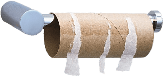 Toilet Paper Roll Empty - Stressful Things (620x387), Png Download