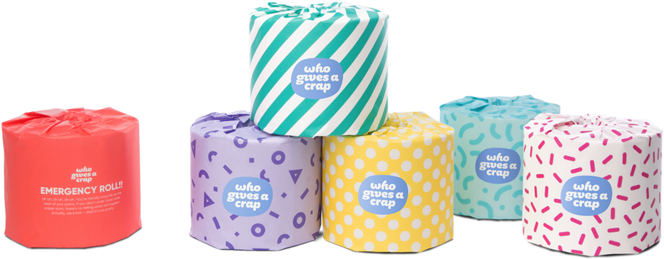 100% Recycled Toilet Paper - Gives A Crap Toilet Paper (1024x743), Png Download