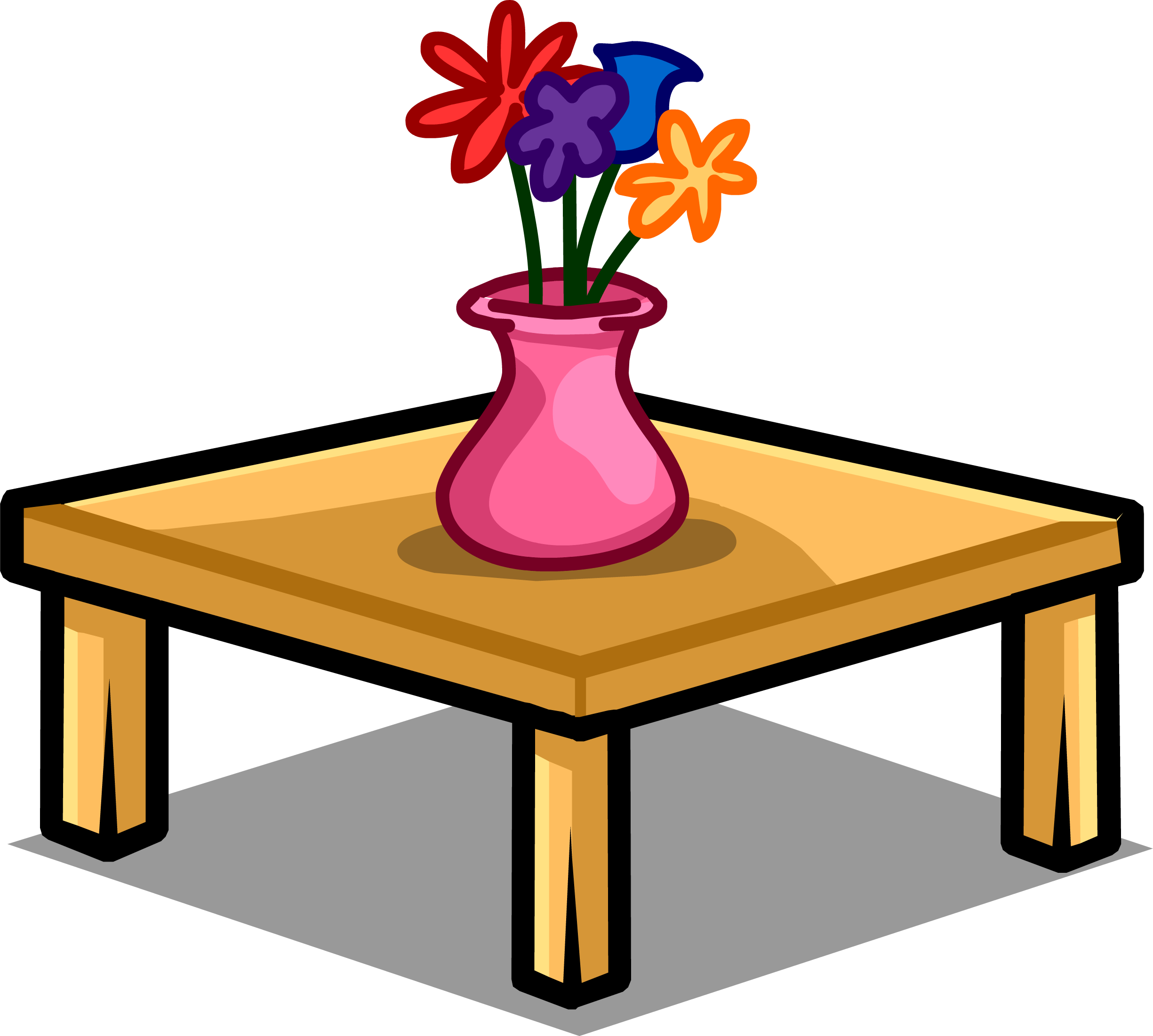 Coffee Table Id 584 Sprite 006 - Coffee Table Clipart Png (2450x2203), Png Download