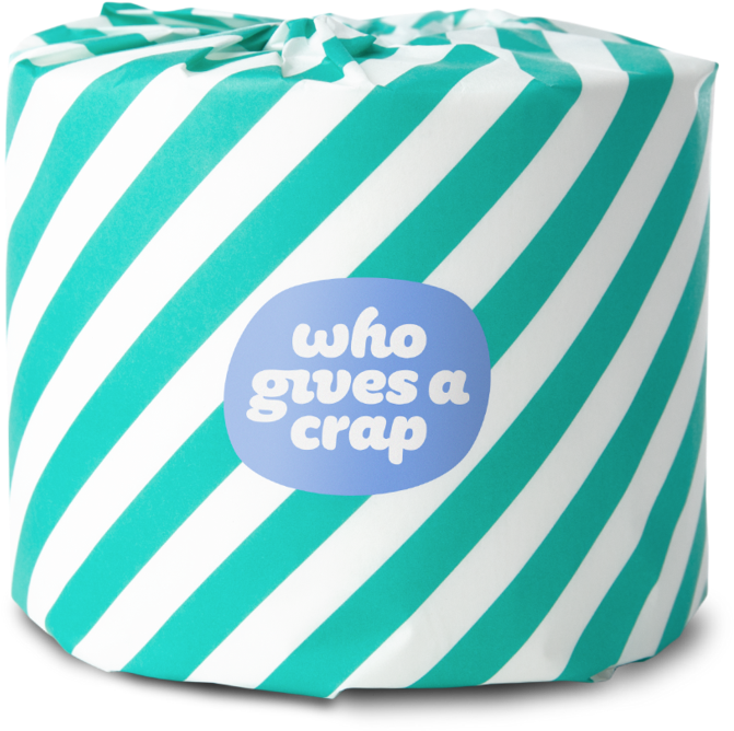 100% Recycled Toilet Paper - Gives A Crap Toilet Paper (1024x743), Png Download