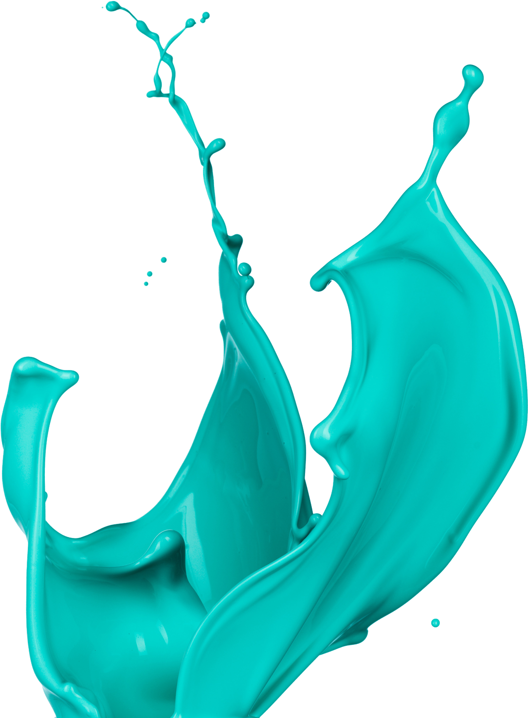 Blue Paint Google Pinterest - Paint Splash 3d Png (1379x1600), Png Download
