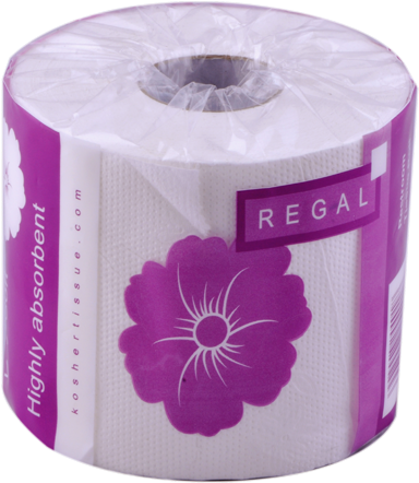 Toilet Tissue Roll - Tissue Paper (402x452), Png Download