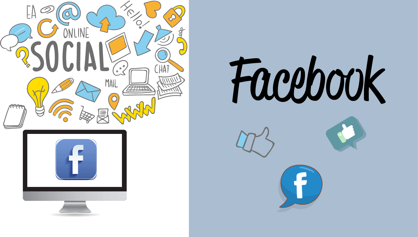 Facebook, A Rede Social Mais Acessada Do Mundo - Social Media (1409x800), Png Download