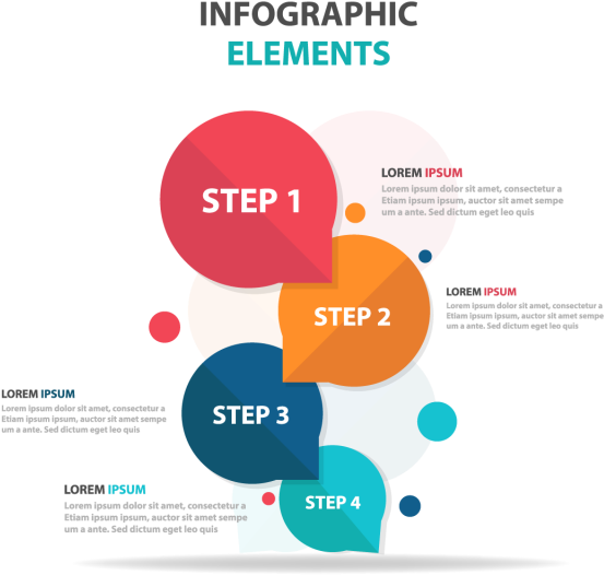 Abstract Colorful Circle Business Infographics Elements, - Edition Zeza Sinfonia Concertante Op.125 - Full Score (640x640), Png Download