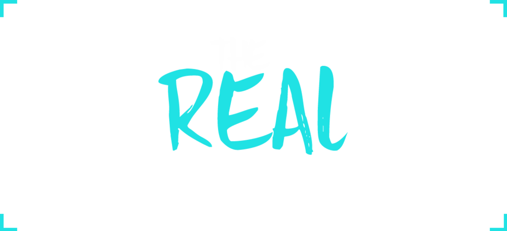 The Real Thing Sermon Series Title With Corners - Calligraphy (1000x456), Png Download