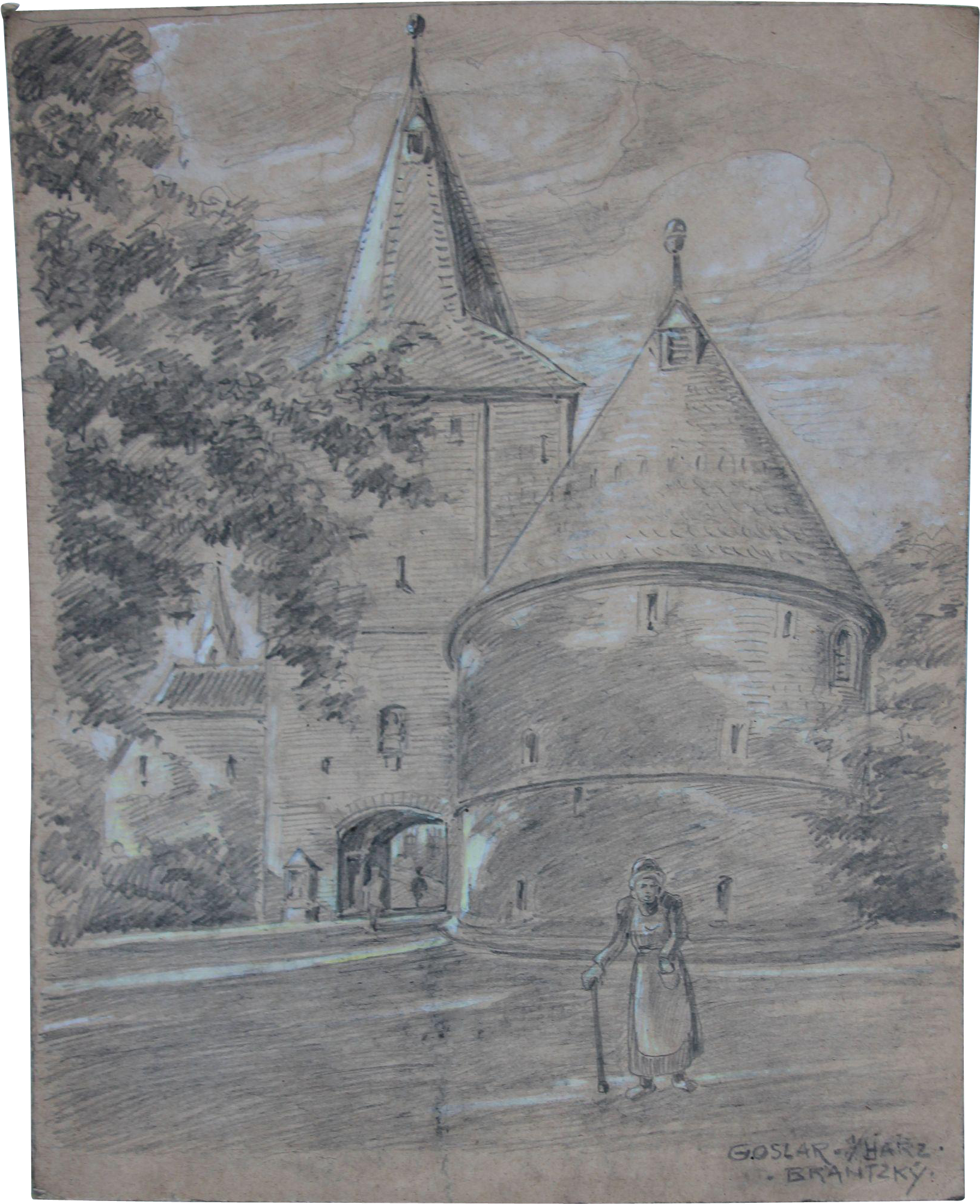 Freeuse S Original Art Nouveau Watercolor Of - Drawing (2002x2002), Png Download