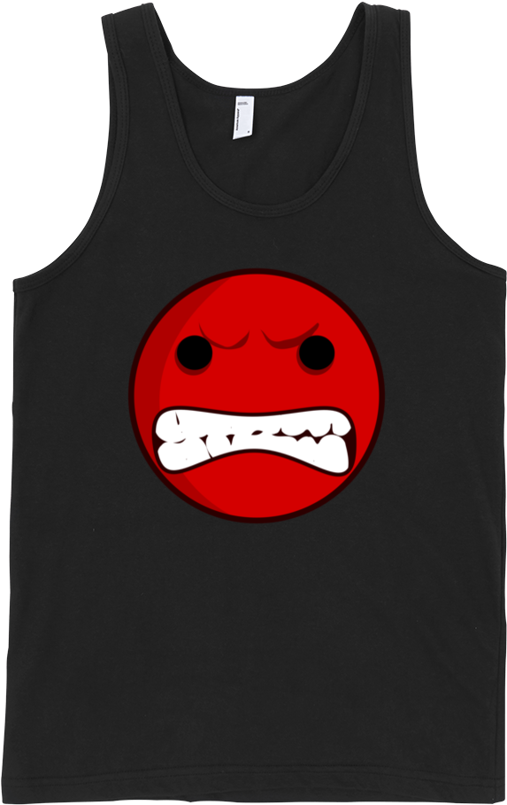 Angry Smiley Fine Jersey Tank Top Unisex By - People I Want To Punch In The Face Notebook Journal (1000x1000), Png Download