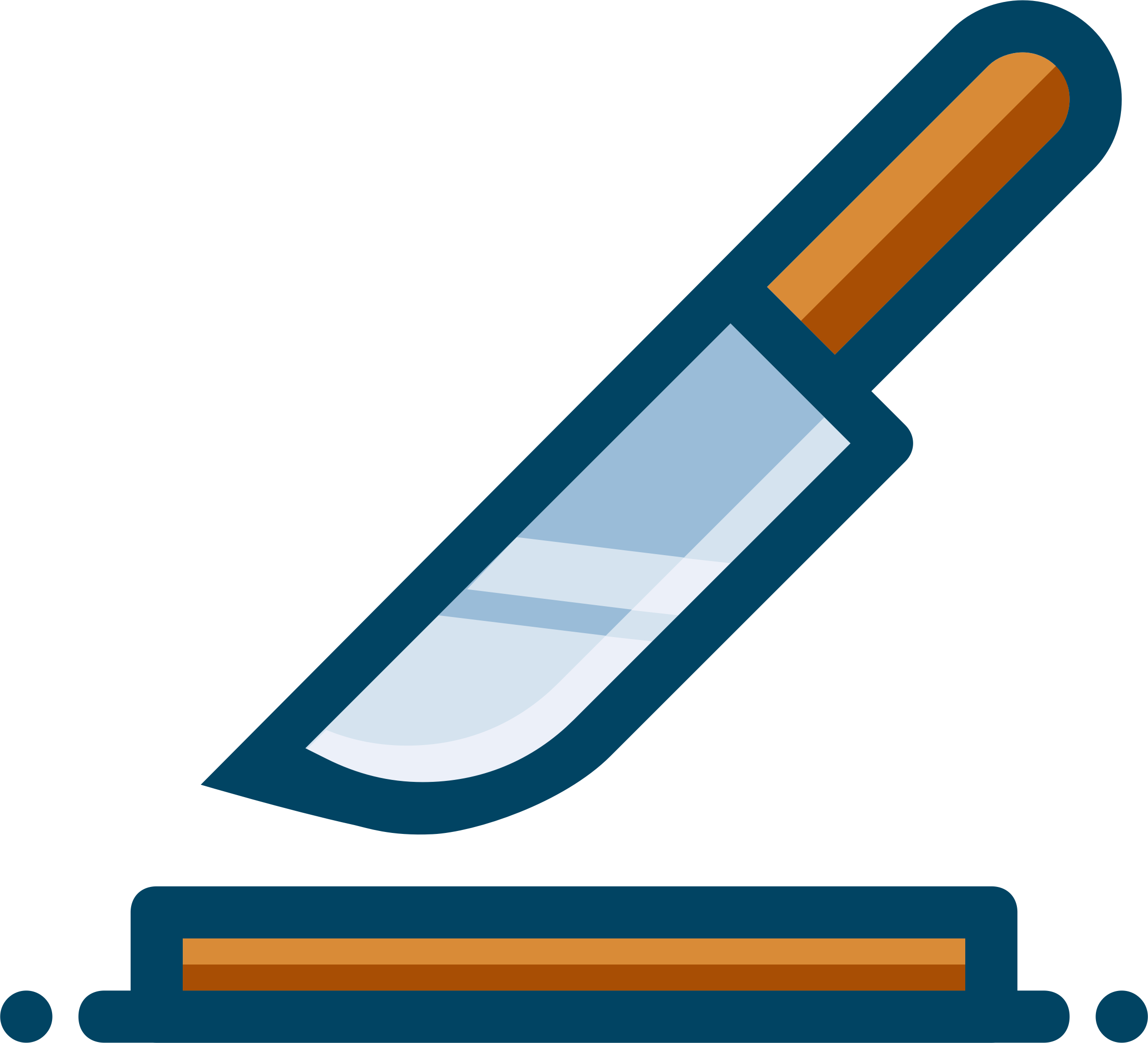 Big Image - Cutting Bread Clipart (2337x2125), Png Download