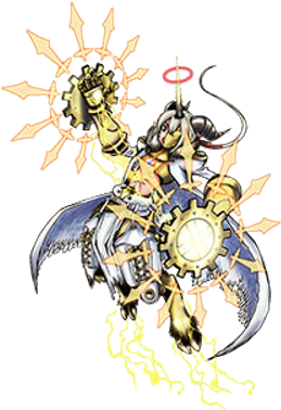 Aegiochusmon Holy - アイ ギオ テュー スモン (400x400), Png Download