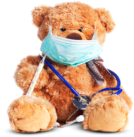 Bear - Let's Go To The Hospital: Level 1 Reader (460x469), Png Download