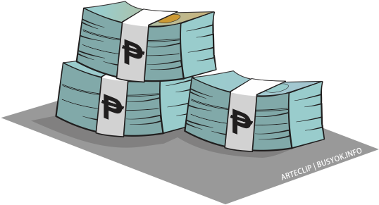 Money Clipart Philipine - Money Peso Clipart (577x363), Png Download