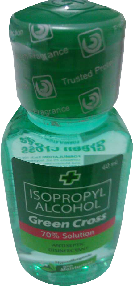 Isopropyl Alcohol Green Cross - Green Cross Isopropyl Alcohol (720x960), Png Download
