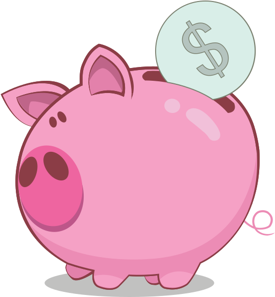 1,127,994 Users - Piggy Bank Clipart Png (580x580), Png Download