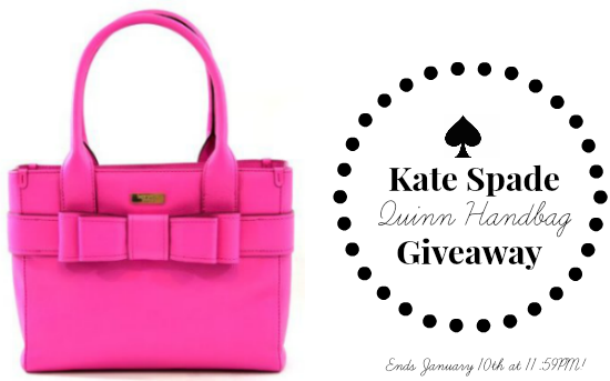 I'm Super Excited To Be Linking Up With 11 Fabulous - Kate Spade Pink Bow Bag (550x343), Png Download