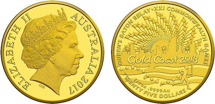 The Royal Australian Mint Has Also Released Gold Coast - Commonwealth Games 2018 Gold Medal (700x368), Png Download